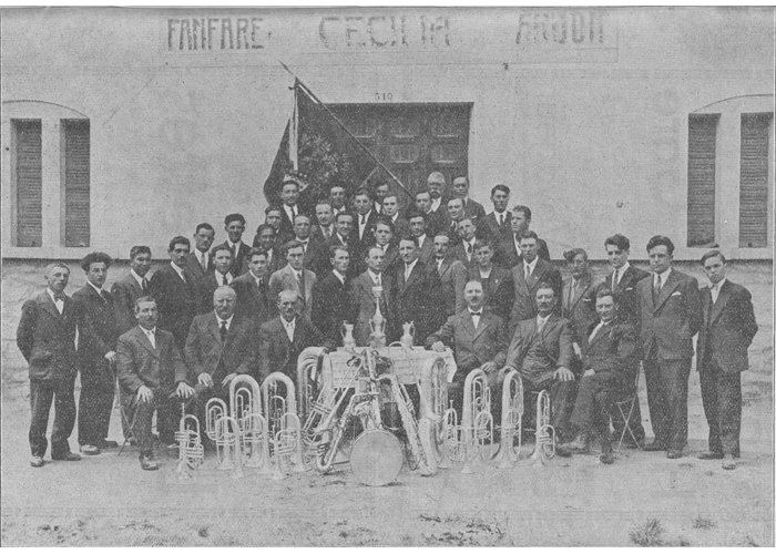 La fanfare en 1934