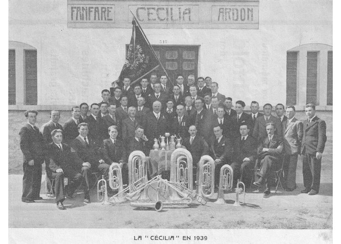 La fanfare en 1939